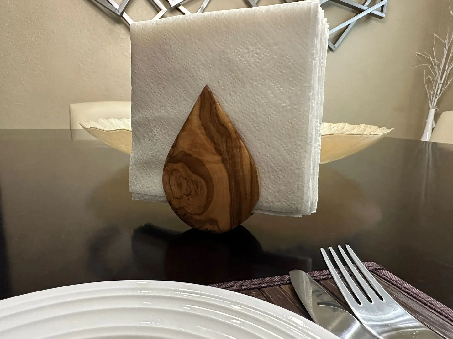 Olive Wood Napkin Holder