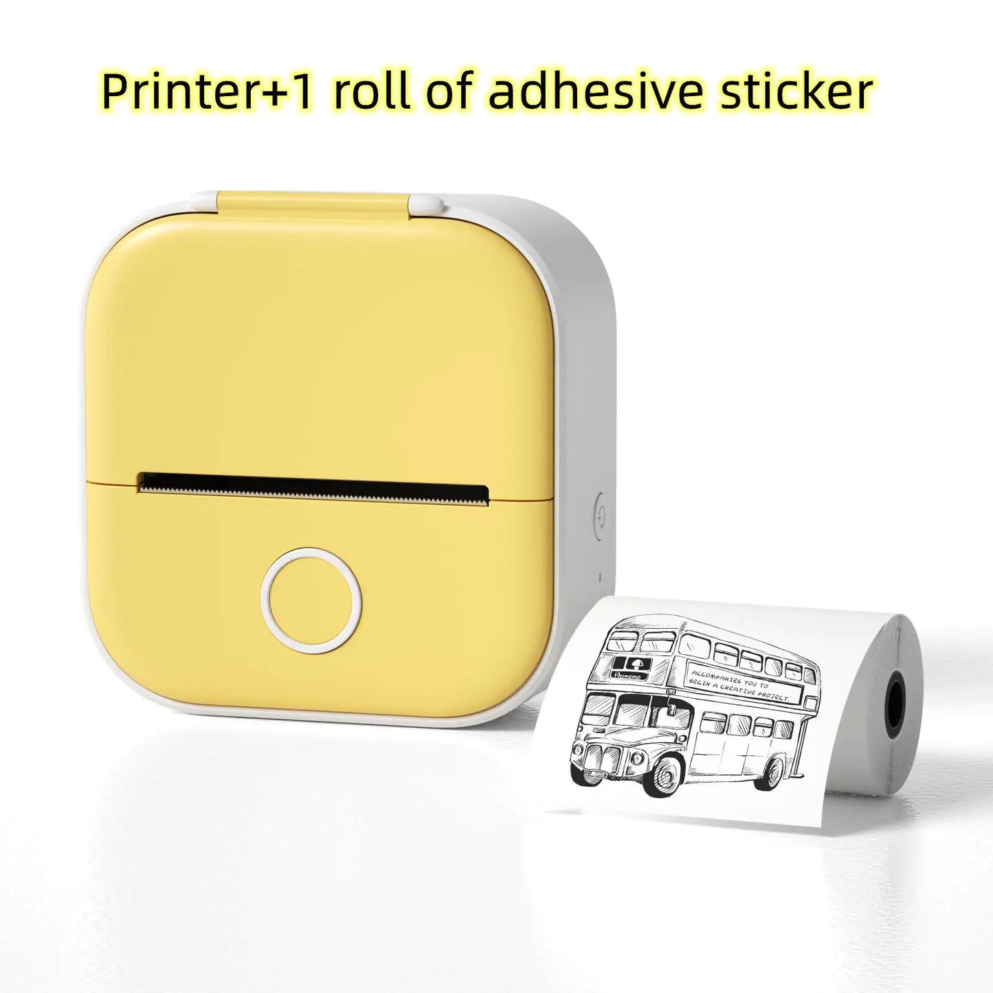 Portable Mini Thermal Label Printer- Home Photo Printer - Bluetooth-compatible Mini Label Printer Price Tag
