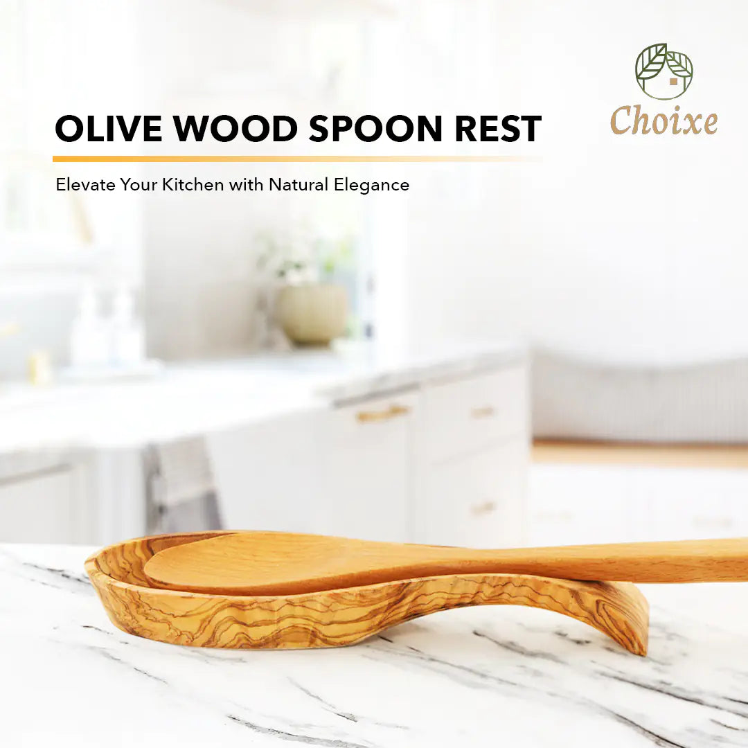 Olive Wood Spoon Rest